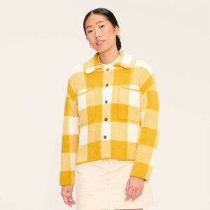 WOOLRICH x Target Yellow Shacket Jacket Size Medium